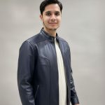 کاپشن چرم طبیعی مردانه کد 1002